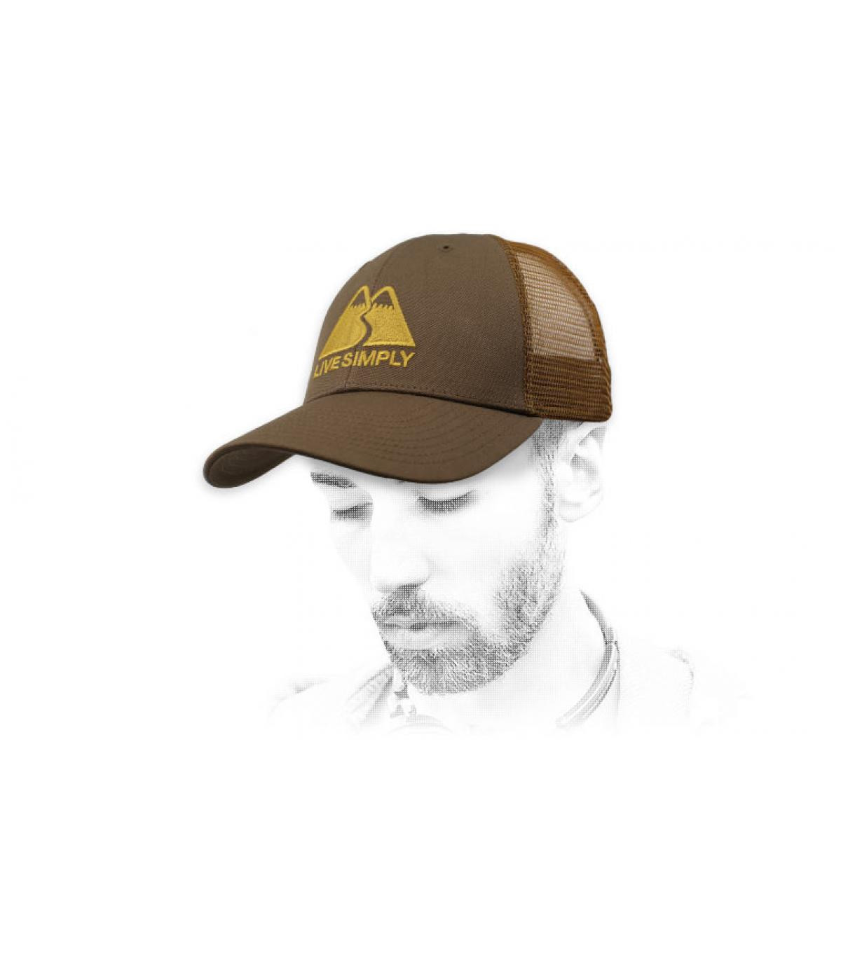 Live Simply trucker brown Live Simply LoPro Trucker timber brown